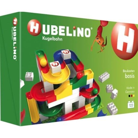 HUBELINO Kugelbahn Baukasten basis (123-teilig)