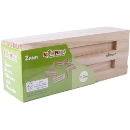 SpielMaus Holz Zaun, faltbar