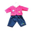 Puppen-Jacke mit Jeans 35 - 45 cm, sortiert