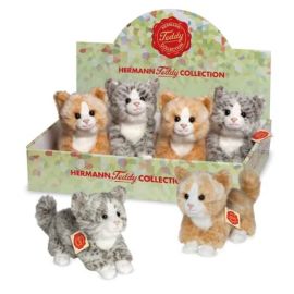 Teddy Hermann Katzen, ca. 18 cm, sortiert