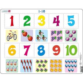 Puzzle Zählen 1-10 10 Teile