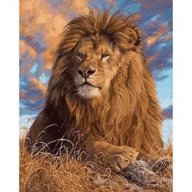 Diamond Painting Löwe 40x30 cm