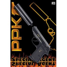 25er Specialagent PPK mit Schalldämpfer