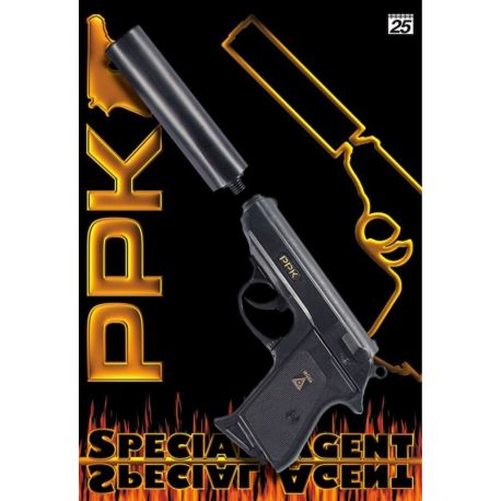25er Specialagent PPK mit Schalldämpfer