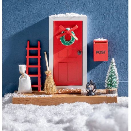 Wichteltüre Elfentüre zur Weihnachtsdekoration