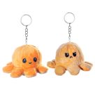 Wende Oktopus Plüsch Schlüsselanhänger 10cm, 6-fach sortiert