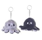 Wende Oktopus Plüsch Schlüsselanhänger 10cm, 6-fach sortiert