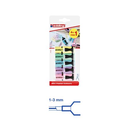 Mini Pastell Marker Set 5er
