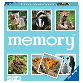 Ravensburger memory® Tierkinder - 20879 - der Spieleklassiker für Tier-Fans, Merkspiel für 2-8 Spieler ab 3 Jahren