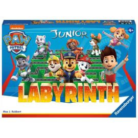 Paw Patrol Junior Labyrinth 20799 - das bekannte Brettspiel von Ravensburger als Junior Version, Kinderspiel für Kinde