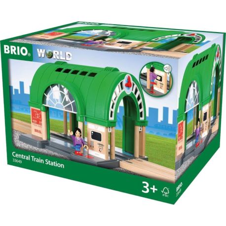 33649 BRIO Großer Hauptbahnhof mit Ticketautomat