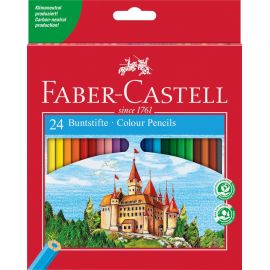 Faber-Castell Buntstift Castle hexagonal 24er Karton