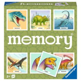 Ravensburger memory® Dinosaurier - 20924 - der Spieleklassiker für Dino-Fans, Merkspiel für 2-8 Spieler ab 3 Jahren