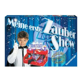 Ravensburger 21939 - Meine erste Zaubershow, Zauberkasten, Zaubertricks für Einsteiger ab 6 Jahren, mit Zauberbühne