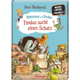 Pettersson und Findus. Findus sucht einen Schatz. Wort + Zahl   genial! Level 1
