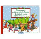 Wenn sieben weihnachtliche Hasen fröhlich um die Tanne rasen