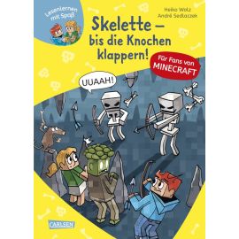 Lesenlernen mit Spaß – Minecraft 7: Skelette – bis die Knochen klappern!